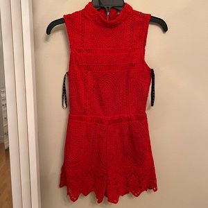 Missguided Crochet Romper